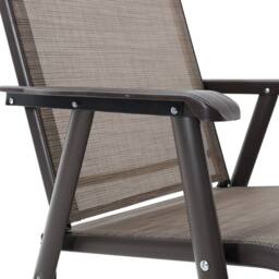 Living and Home Alexsia 2 Seater Dining Bistro Set in Brown - thumbnail 9