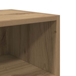 Berkfield Home Bedside Cabinet Artisan Oak 40x30x50 cm Engineered Wood in Brown - Size: 40 x 30 x 50 cm - thumbnail 8
