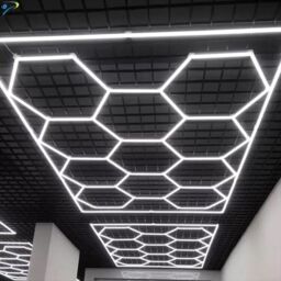VOGREX 14 Hexagon LED Lights Hex Car Detail/Workshop Lighting UK in White - thumbnail 3