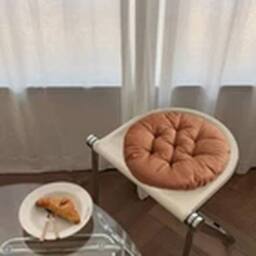 Havendro 2X Coffee Round Chair Seat Pad Cushions Dining Garden Patio Pillow in Brown - thumbnail 2