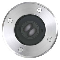 Berkfield Home Outdoor Ground Lights 3 pcs Round in Silver - thumbnail 5