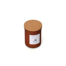 Aroma Naturals Revive Scented Candle - Amber Glass with Cork Lid in Brown - Size: Large - thumbnail 3