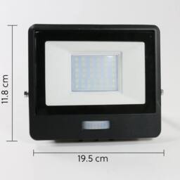 Harper Living PIR Floodlight with Fast Connector, Waterproof IP65, 50 Watts in Black - thumbnail 6