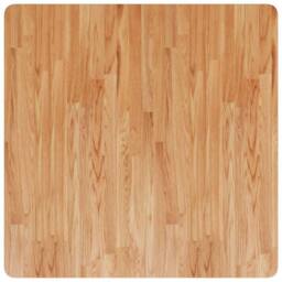 Berkfield Home Square Table Top Light Brown 80x80x2.5cm Treated Solid Wood Oak - Size: 80x80x2.5 cm - thumbnail 1
