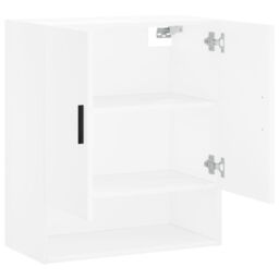 Berkfield Home Wall Cabinet White 60x31x70 cm Engineered Wood - Size: 60 x 31 x 70 cm - thumbnail 6