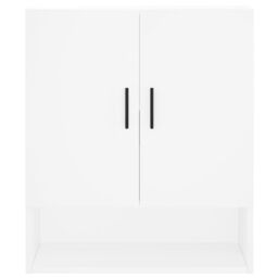 Berkfield Home Wall Cabinet White 60x31x70 cm Engineered Wood - Size: 60 x 31 x 70 cm - thumbnail 5