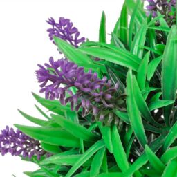 Berkfield Home Set of 2 Artificial Boxwood Ball with Lavender 28 cm in Green - thumbnail 3