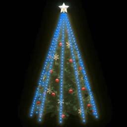 Berkfield Home Christmas Tree Net Lights with 400 LEDs Blue 400 cm - thumbnail 3