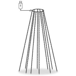 Berkfield Home Christmas Tree Net Lights with 400 LEDs Blue 400 cm - thumbnail 1