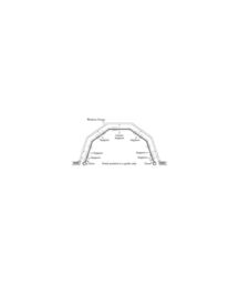 New Edge Blinds 28mm 475cm Ball End Eyelet Bay Pole Set - Polished Graphite in Mid Grey - Size: 475 cm - thumbnail 3