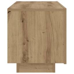 Berkfield Home Decorative Bedside Cabinet Artisan Oak 100x35x40 cm Engineered Wood in Brown - Size: 100 x 35 x 40 cm - thumbnail 5