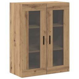 Berkfield Home Wall Mounted Cabinets 2 pcs Artisan Oak 69.5x34x90 cm Engineered Wood in Brown - thumbnail 7