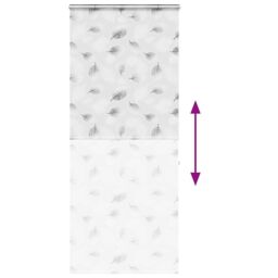 Berkfield Home Shower Roller Blind with Cassette 100x240 cm Fabric Width 96 cm in Grey - thumbnail 5