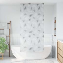 Berkfield Home Shower Roller Blind with Cassette 100x240 cm Fabric Width 96 cm in Grey - thumbnail 2