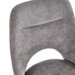 Cheshire Pembroke Premium Grey Chenille Upholstered Dining Chairs - Set of 2 - thumbnail 5