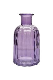 KDMD Lilac Flora Bottle Glass Vase 10.5cm 10 Pack - thumbnail 1