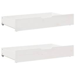 Berkfield Home Daybed with Drawers without Mattress White 90x200 cm Solid Wood - thumbnail 6