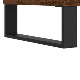 Berkfield Home Shoe Cabinet Brown Oak 102x36x60 cm Engineered Wood - Size: 102 x 36 x 60 cm - thumbnail 8