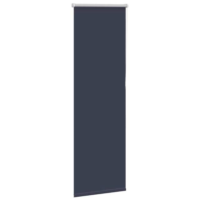 Berkfield Home Roller Blind Blackout Marine 50x150 cm Fabric Width 45.7 cm Polyester in Navy - image 1