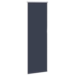 Berkfield Home Roller Blind Blackout Marine 50x150 cm Fabric Width 45.7 cm Polyester in Navy - thumbnail 1
