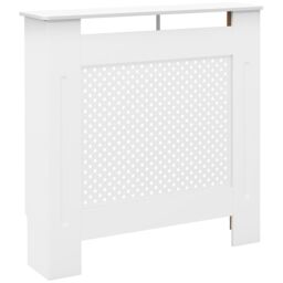 HOMCOM Radiator Cover White 3 Sizes Available MDF Solid Modern Home Design - thumbnail 2