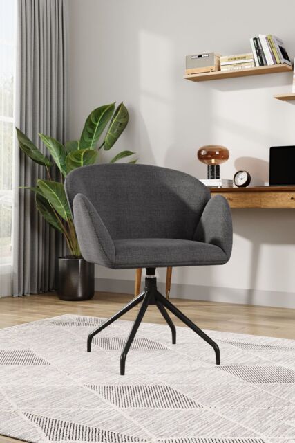H&O Direct Contemporary Swivel Lounge Chair in Grey - image 1