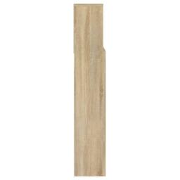 Berkfield Home Headboard Cabinet Sonoma Oak 140x19x103.5 cm in Brown - thumbnail 6
