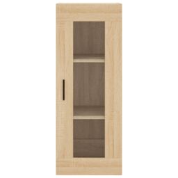 Berkfield Home Wall Mounted Cabinet Sonoma Oak 34.5x34x90 cm in Brown - thumbnail 6