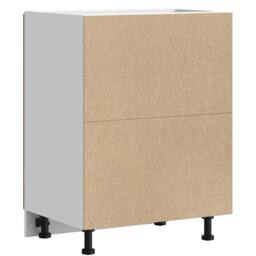 Berkfield Home Sink Base Cabinet Lucca Old Wood Engineered Wood in Brown - thumbnail 7
