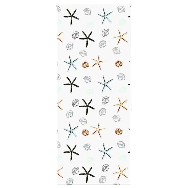 Berkfield Home Shower Roller Blind 100x240 cm Fabric Width 96 cm in Black - image 1