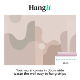 Superfresco Easy The Wave Neutral Print To Order 3m x 2.8m Mural in Beige - thumbnail 3