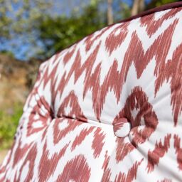 Hectare 6 Seater Dining Set with Reversible Cushions & Parasol in Wine - thumbnail 3