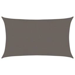 Berkfield Home Sunshade Sail 160 g/m¬≤ Anthracite 5x8 m HDPE in Black - thumbnail 2
