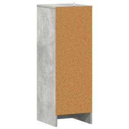 Berkfield Home Shoe Cabinet Concrete Grey 32x35x92 cm Engineered Wood - Size: 32 x 35 x 92 cm - thumbnail 7