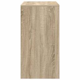Berkfield Home Durable Writing Desk Sonoma oak Engineered wood 70 x 40 x 76 cm Tough in Tan - thumbnail 6