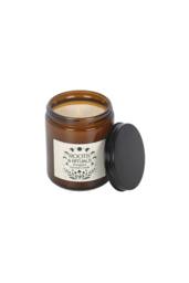 KDMD Roots & Rituals Evergreen Amber Glass Candle - Forest Scent, 22H Burn - thumbnail 3