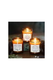 KDMD Roots & Rituals Evergreen Amber Glass Candle - Forest Scent, 22H Burn - thumbnail 5