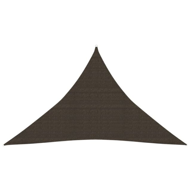Berkfield Home Sunshade Sail 160 g/m ² Brown 4x4x5.8 m HDPE - image 1