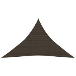 Berkfield Home Sunshade Sail 160 g/m ² Brown 4x4x5.8 m HDPE - thumbnail 1