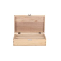 Red Hamper Two Bottle Clear Varnish Wooden Box in Brown - thumbnail 5