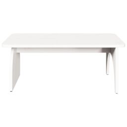 Berkfield Home Coffee Table White 80 x 50 x 31 cm Solid pine wood - thumbnail 5