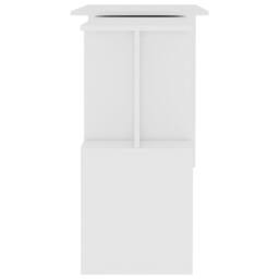 Berkfield Home Corner Desk White 200x50x76 cm Engineered Wood - Size: 200 x 50 x 76 cm - thumbnail 6