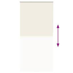 Berkfield Home Roller Blind Blackout Off-White 145x210 cm Fabric Width 141.6 cm… - thumbnail 9