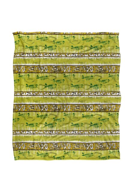JQ Licensing Jl-Jp Tiki Tropical Yellow Pattern Silky Touch Super Soft Throw Blanket 152 X 127 cm in White - image 1