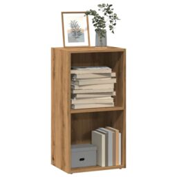 Berkfield Home Bookcase Artisian Oak 40x30x77 cm Engineered Wood in Brown - Size: 40 x 30 x 77 cm - thumbnail 1