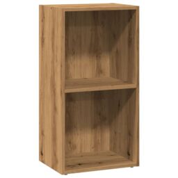 Berkfield Home Bookcase Artisian Oak 40x30x77 cm Engineered Wood in Brown - Size: 40 x 30 x 77 cm - thumbnail 2