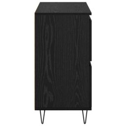 Berkfield Home Sideboard with Storage with Door Black 60 x 35 x 70 cm Engineered wood - thumbnail 7