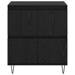 Berkfield Home Sideboard with Storage with Door Black 60 x 35 x 70 cm Engineered wood - thumbnail 6