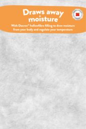 Slumberdown Temperature-Regulating Mattress Topper with Breathable Cooling Technology in White - Size: Double - thumbnail 5