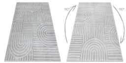 RugsX Balance Rug in Grey - Size: 200 cm x 290 cm - thumbnail 3